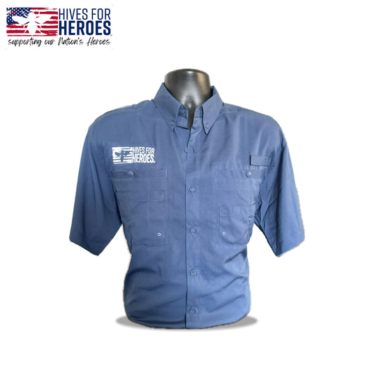 Hives For Heroes Performance Short Sleeve Fishing Shirt