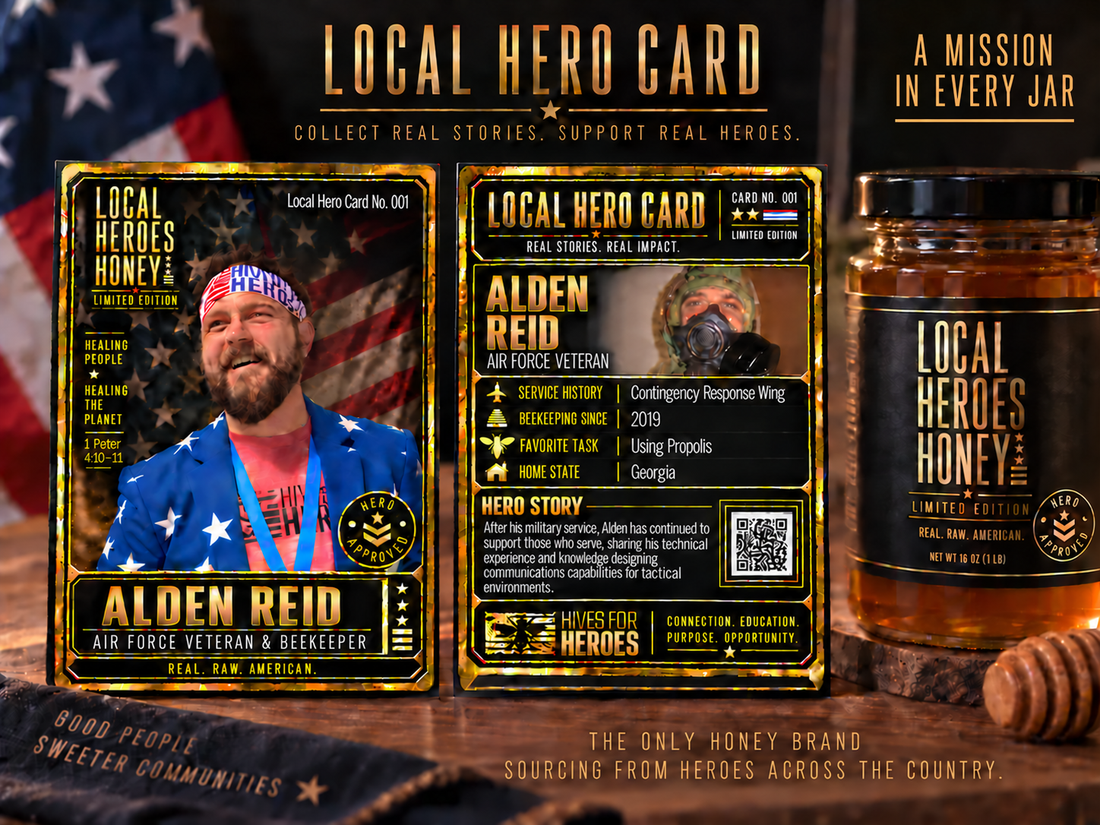 A Sweet Airdrop: Air Force Veteran Alden Reid Delivers Support Through Honey