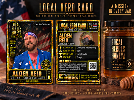 A Sweet Airdrop: Air Force Veteran Alden Reid Delivers Support Through Honey