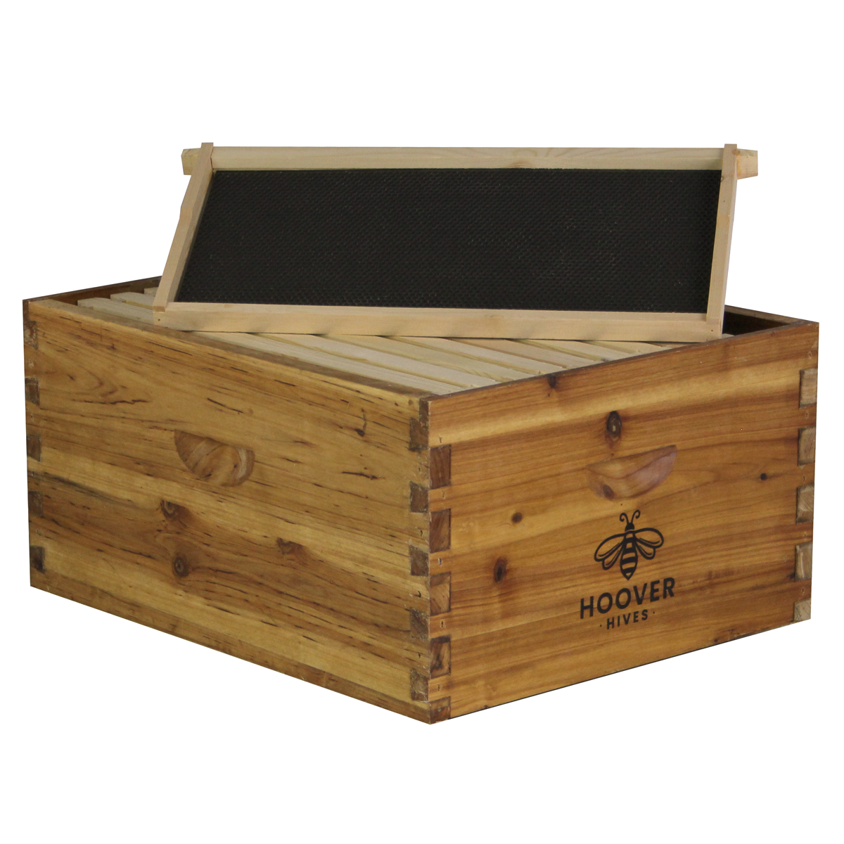 Wax-Coated 10 Frame Beehive - (1)Deep & (3)Mediums