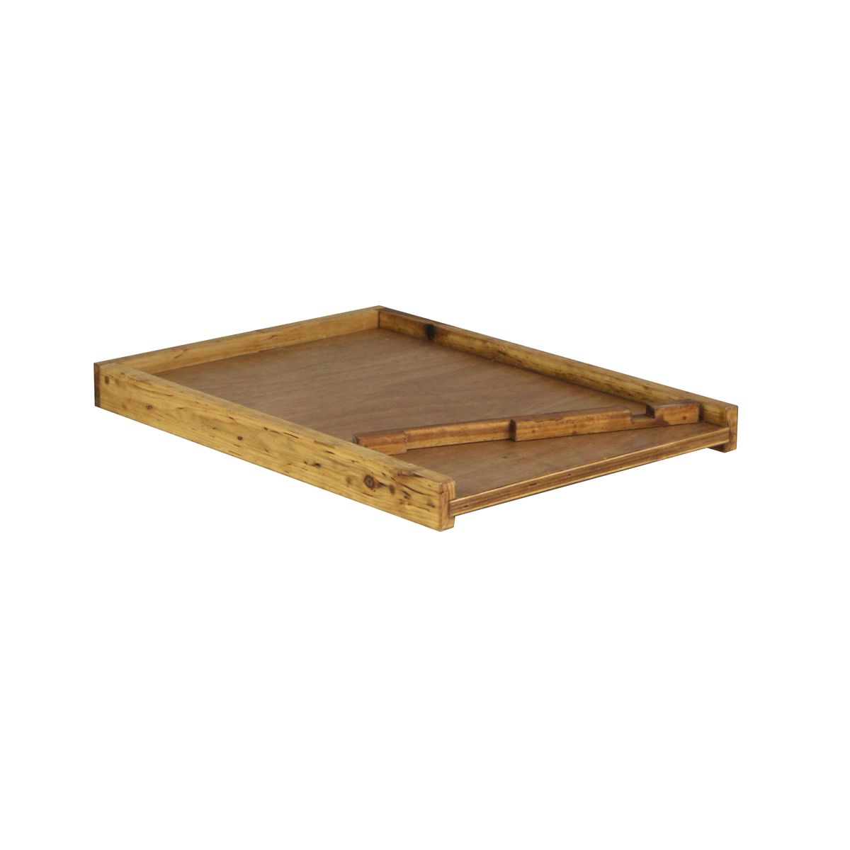 Hoover Hives Wax-Coated 8-Frame Langstroth Solid Bottom Board with Entrance Reducer