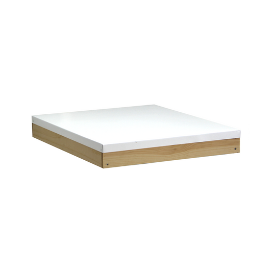 8 Frame Telescoping Top Cover – Amish-Made, White Aluminum-Capped