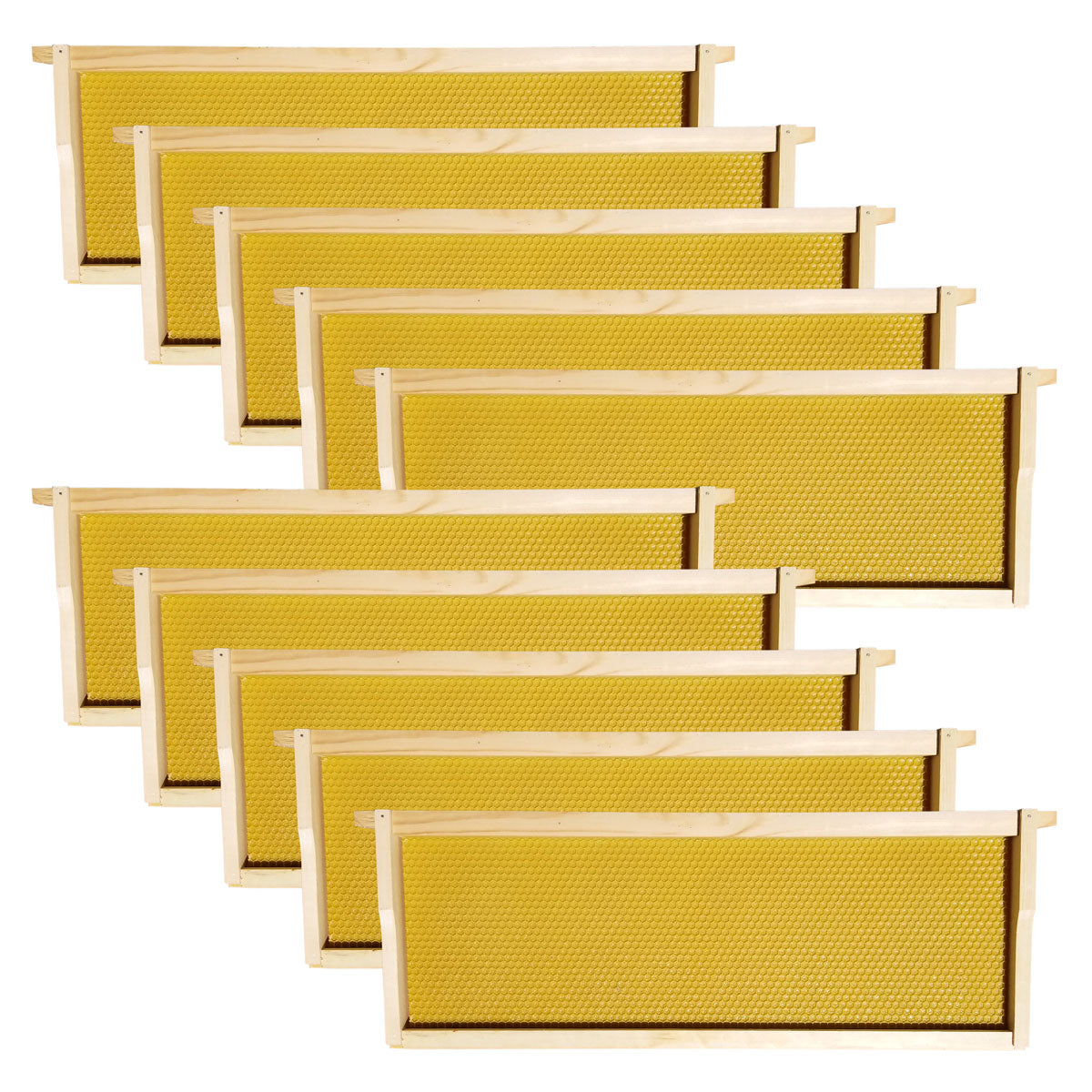 Wax-Coated 10 Frame Beehive - (1)Deep & (4)Mediums