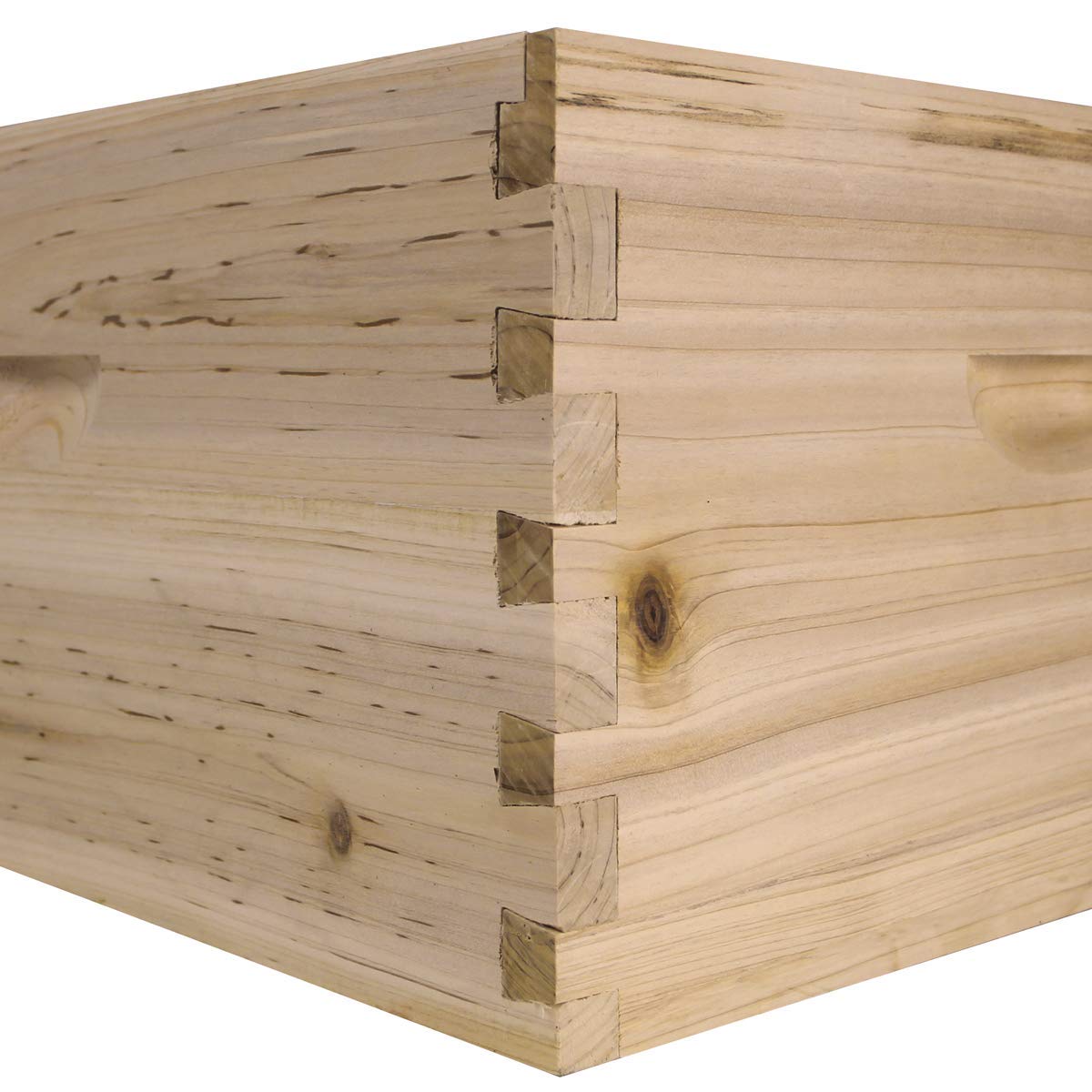 NuBee 10 Frame Complete Beehive Kit – Unassembled (1 Deep + 1 Medium Boxes) with Frames & Wax-Coated Foundations | Beginner Langstroth Hive