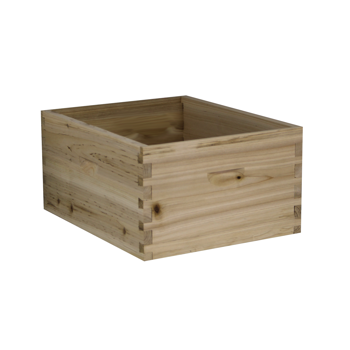 10 Frame Deep Brood Box w/ Dovetail Joints (Unassembled w/ Frames and Foundations)