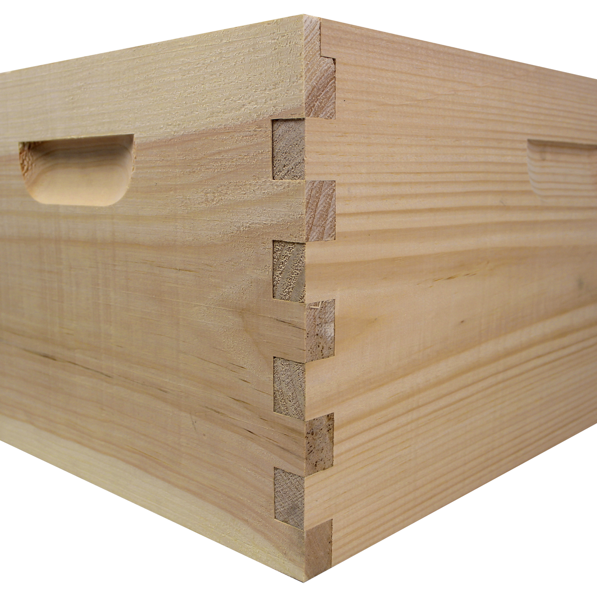 8 Frame Complete Beehive Kit – Fully Assembled (1 Deep & 1 Medium Boxes) Amish-Made with Frames & Wax-Coated Foundations