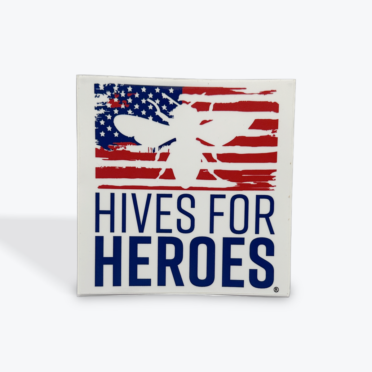 Sticker W/White Background – Hives For Heroes