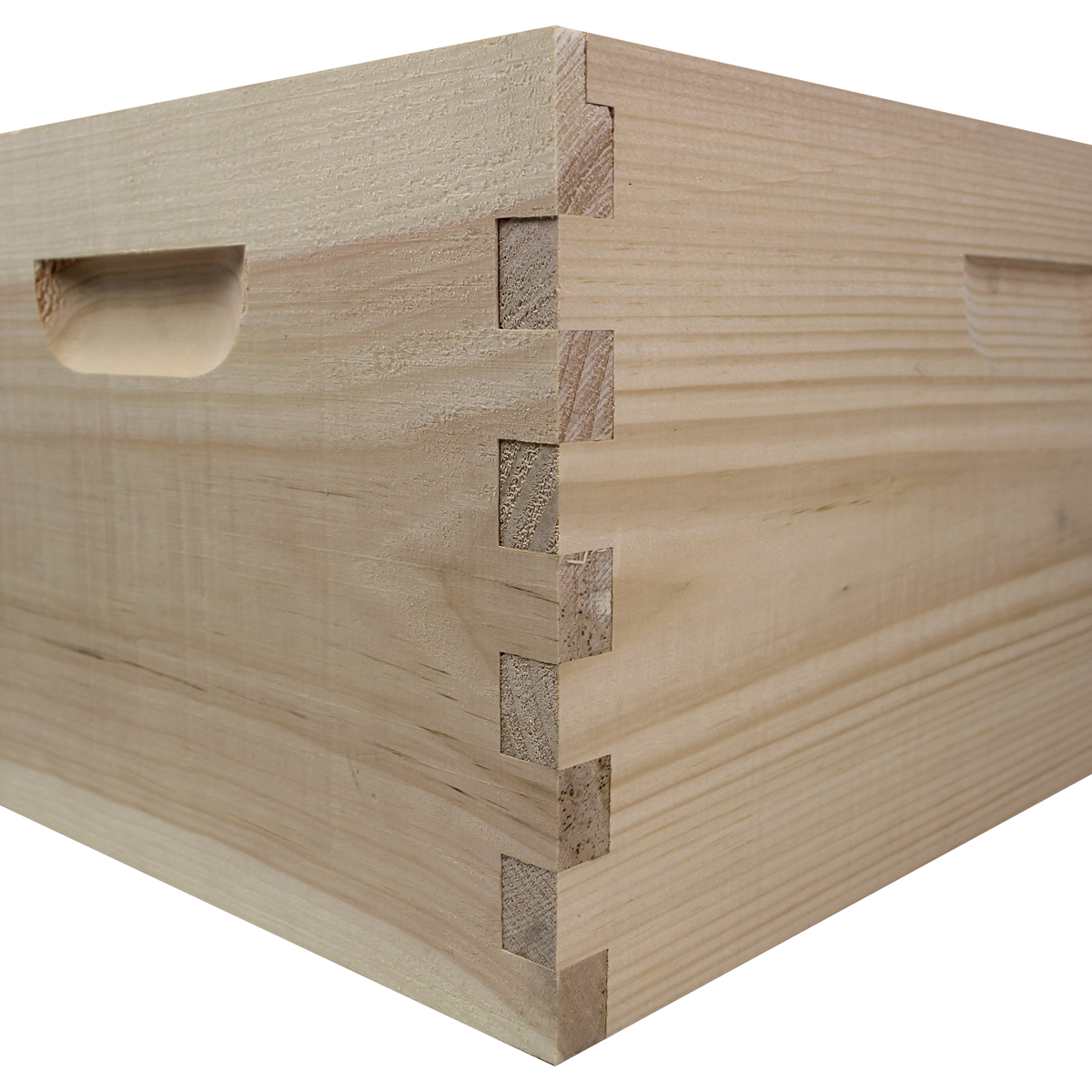 8 Frame Complete Beehive Kit – Fully Assembled (2 Deep & 1 Medium Boxes) Amish-Made with Frames & Wax-Coated Foundations