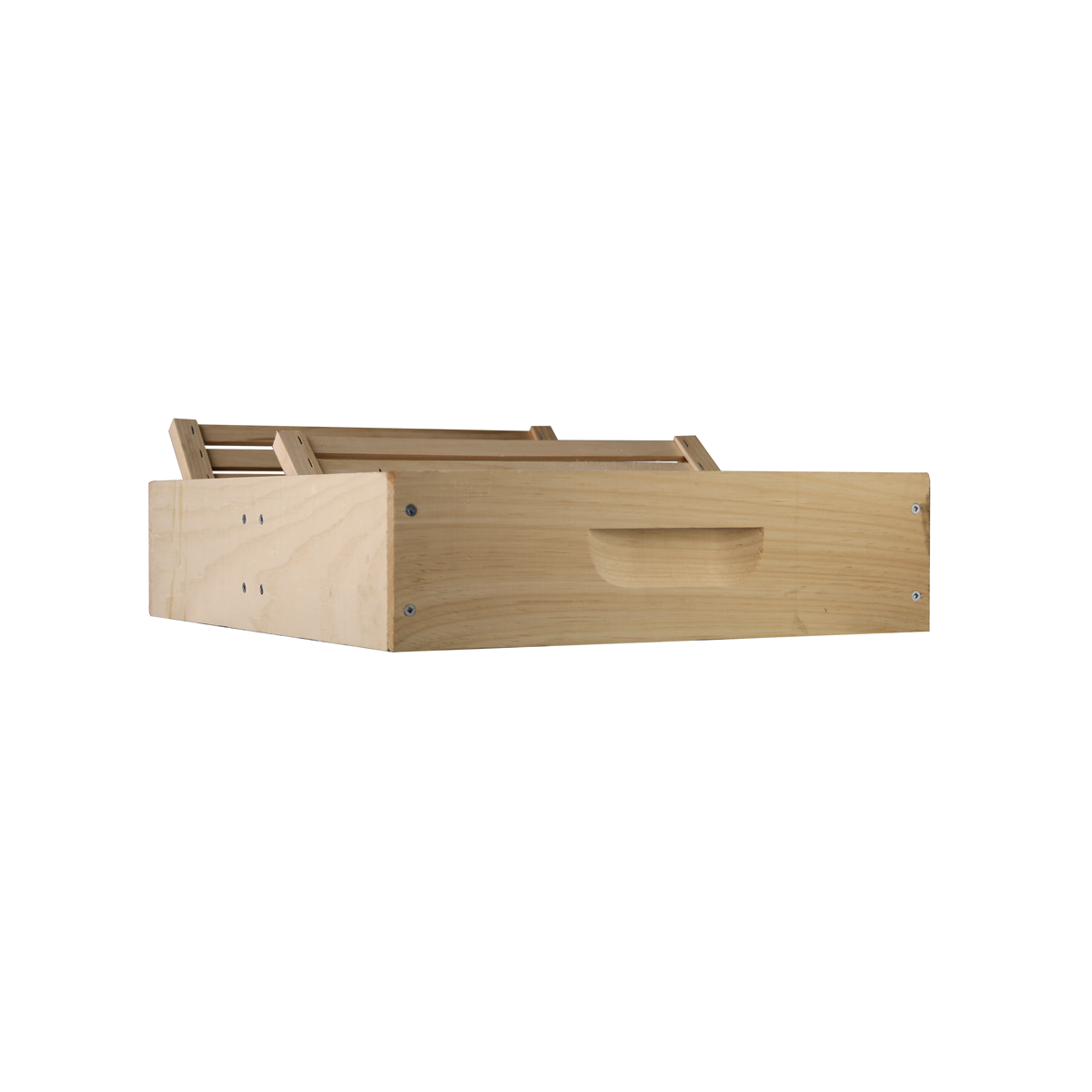 10 Frame Amish-Made Feeder Box with Floating Slatted Boards – Safe, Efficient Hive Feeding