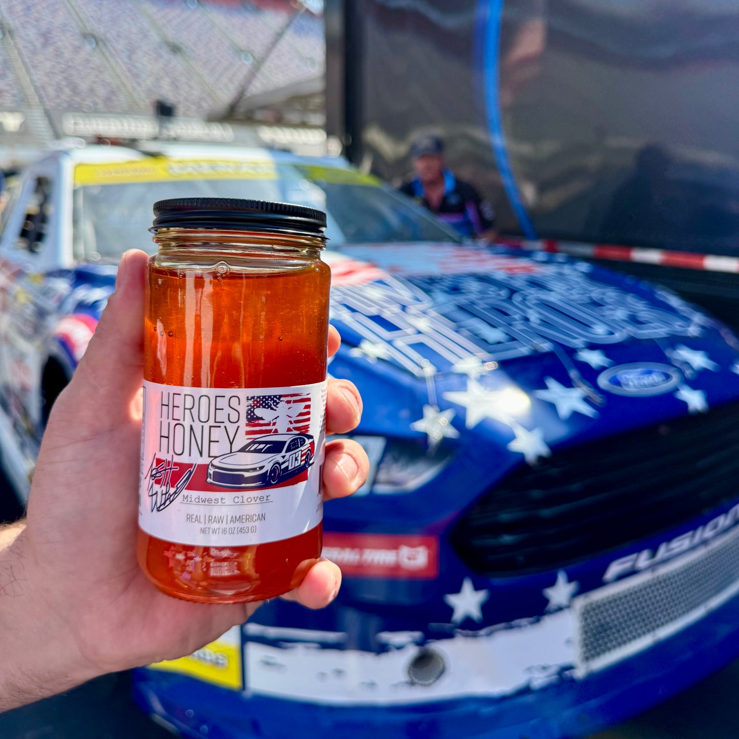 Heroes Honey – Real. Raw. American. Featuring Josh White & the #03 Hives for Heroes Car