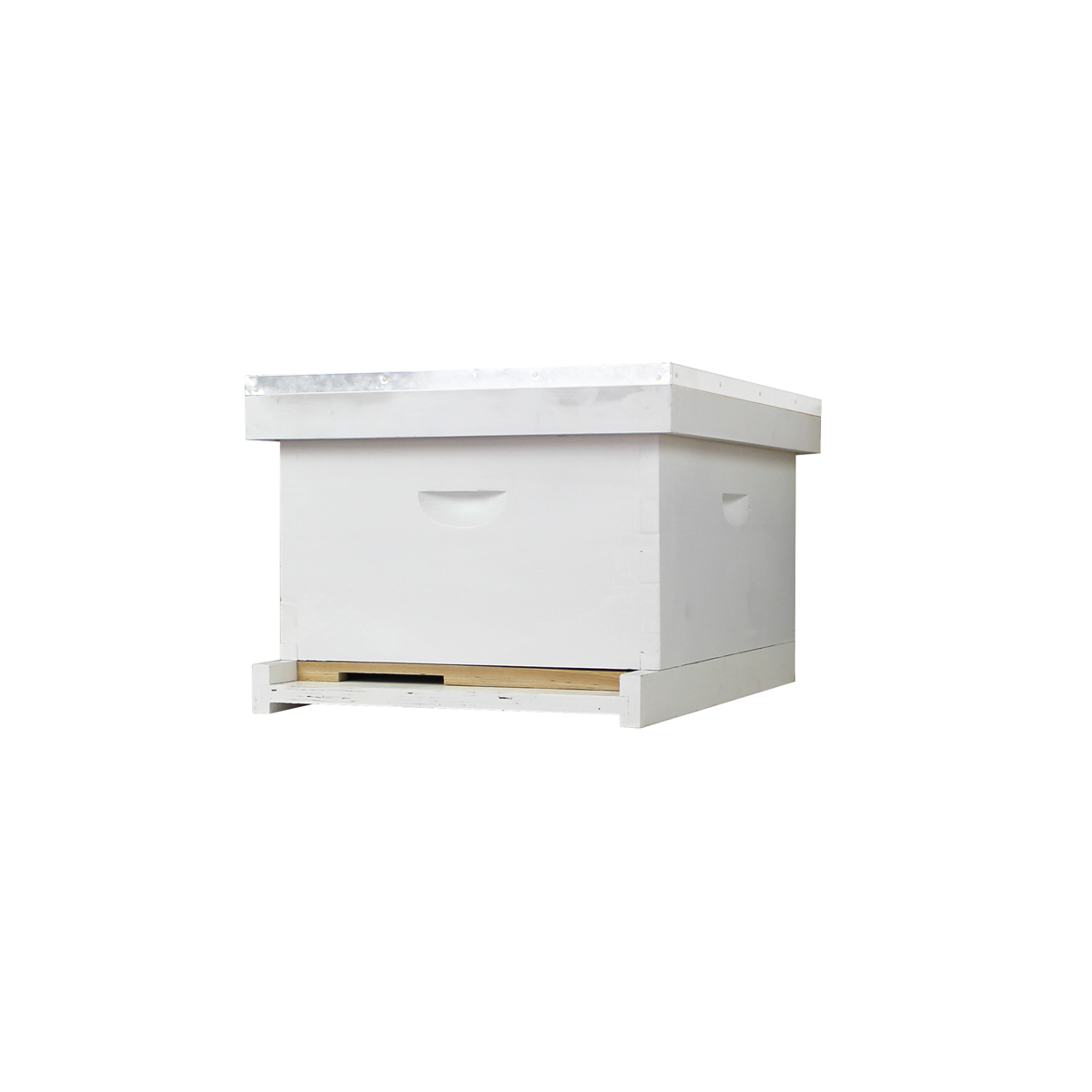 8 Frame Complete Beehive Kit – Fully Assembled (1 Deep Box) Amish-Made with Frames & Wax-Coated Foundations