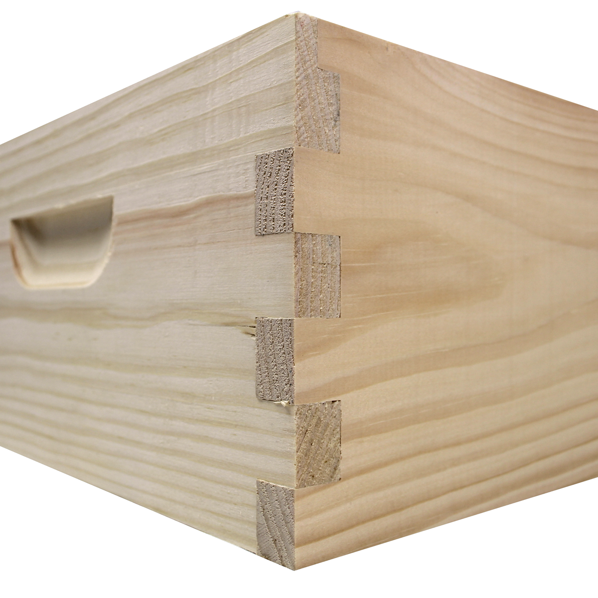 8 Frame Complete Beehive Kit – Fully Assembled (2 Deep & 1 Medium Boxes) Amish-Made with Frames & Wax-Coated Foundations