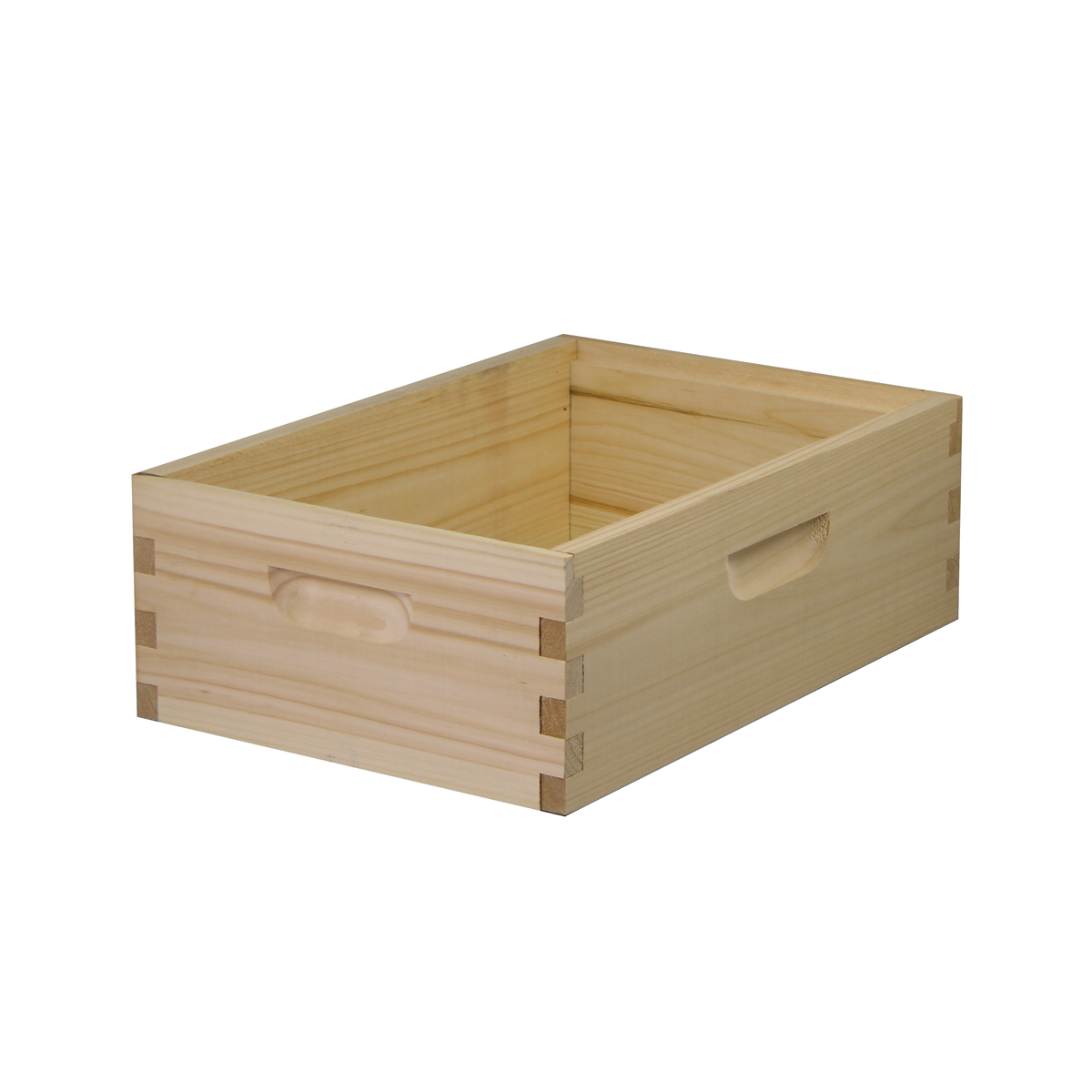 8 Frame Medium Honey Super – Amish-Made Eastern White Pine (No Frames)