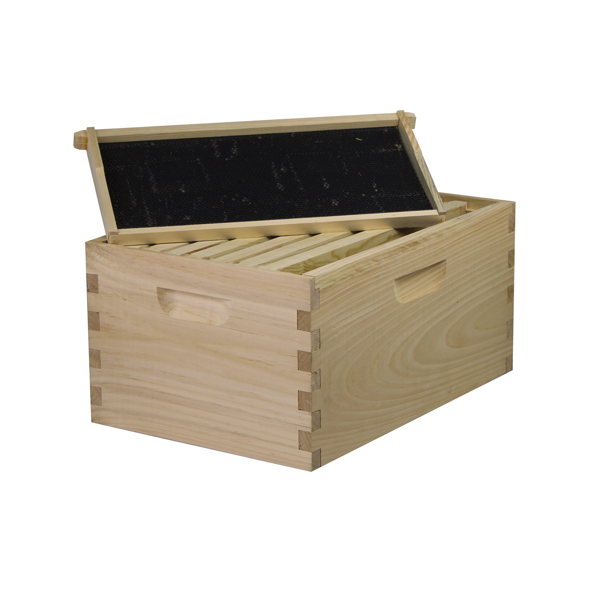 8 Frame Langstroth Deep Brood Box – Amish-Made White Pine (Assembled)