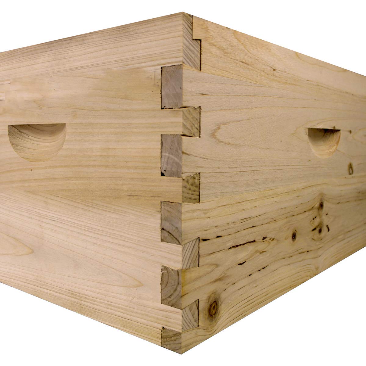 NuBee 8-Frame Complete Beehive Kit – Unassembled (2 Deep + 1 Medium Boxes) with Frames & Wax-Coated Foundations | Lightweight Langstroth Hive